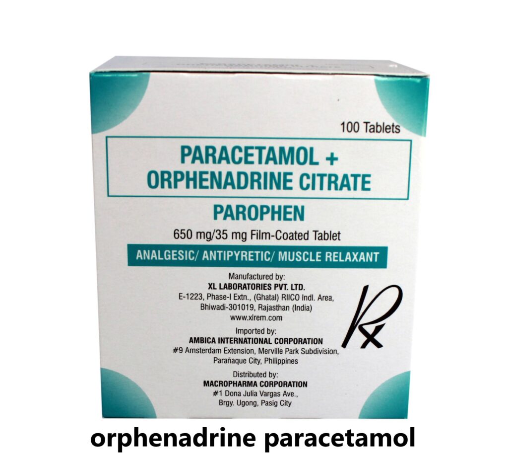 5 Powerful Benefits of Orphenadrine Paracetamol orphenadrine paracetamol