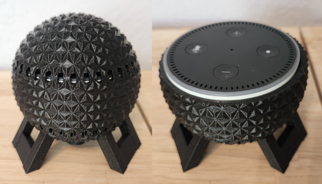 3d printed epcot ball alexa